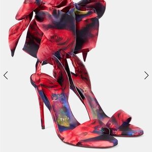 Christian Louboutin Multicolor Floral Heels